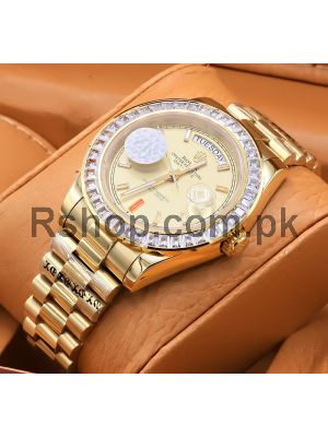 Rolex Yellow Gold Day-Date II Swiss Watch Price in Pakistan