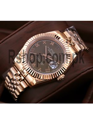 Rolex Datejust Rolesor Brown Dial Watch Price in Pakistan