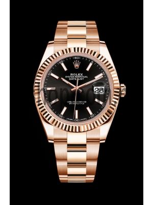 Rolex Oyster Perpetual Datejust 41 Black Dial Watch Price in Pakistan