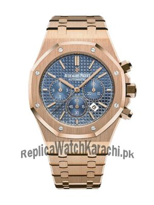 Audemars Piguet Royal Oak Chronograph Blue Dial Watch  Price in Pakistan