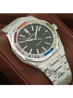 Audemars Piguet Royal Oak Frosted Gem Bezel Watch Price in Pakistan