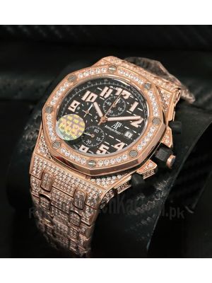 Audemars Piguet Royal Oak Offshore Pink Gold Diamond Men's Watch  Price in Pakistan