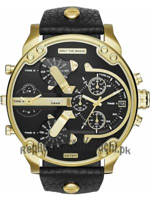 Diesel Men's Mr. Daddy 2.0 Black Dial Chronograph Watch DZ7371 Price in Pakistan
