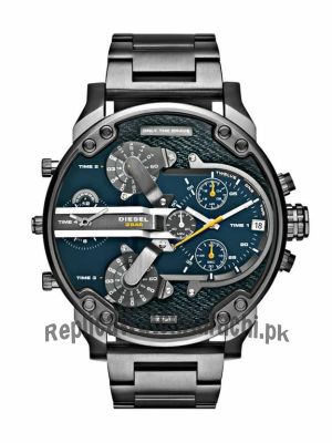 Diesel Men's DZ7331 The Daddies Series Analog Display Analog Quartz Black Watch Price in Pakistan