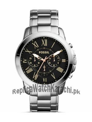 Fossil Grant Chronograph Stainless Steel Watch FS4994   (Same as Original) Price in Pakistan