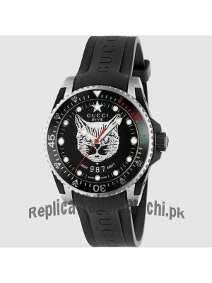 Gucci Dive Black Watch Price in Pakistan