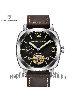 PAGANI DESIGN  Men's Mechanical  High Quality Leather Military Sports Watch Price in Pakistan