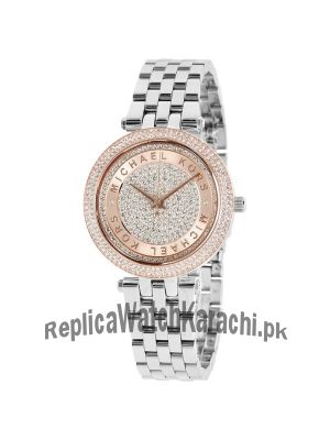 Michael Kors Women's Mini Darci Silver-Tone Watch Price in Pakistan