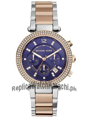 Michael Kors Women's MK6141 Parker Round Two-tone Bracelet Watch Price in Pakistan
