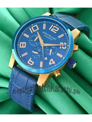 Montblanc Time walker Blue Chronograph Watch Price in Pakistan