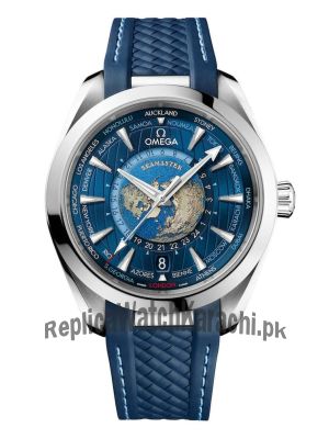 Omega Seamaster Aqua Terra Worldtimer Blue Watch Price in Pakistan
