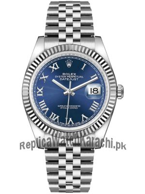 Rolex Datejust 36 Blue Roman Numeral Dial Watch Price in Pakistan