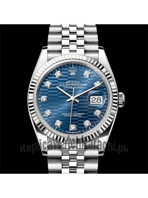 Rolex Datejust 40 Blue Fluted Motif Dial Watch Price in Pakistan