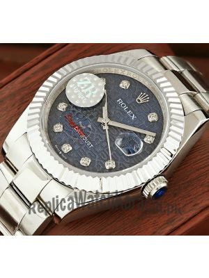 Rolex Datejust Diamond Blue Computer Dial Swiss Watch Price in Pakistan