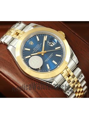 Rolex Datejust Two-Tone Blue Dial Swiss Watch Price in Pakistan