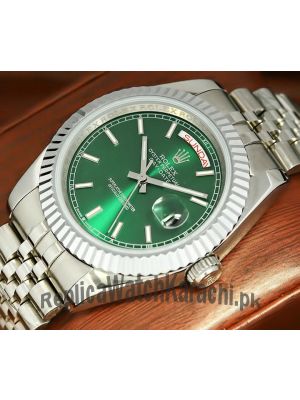 Rolex Day-Date Green Dial Watch  (2021) Price in Pakistan