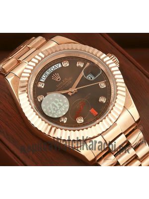 Rolex Day-Date Rose Gold  Watch Price in Pakistan