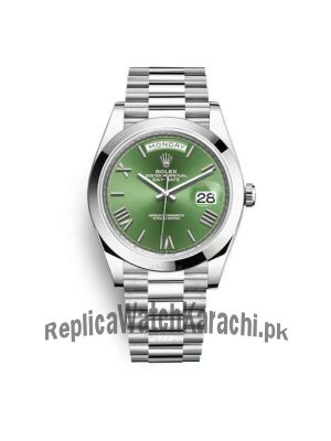 Rolex Day Date Green Dial Watch Price in Pakistan