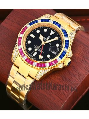 Rolex GMT-Master II Diamond Bezel Watch  Price in Pakistan