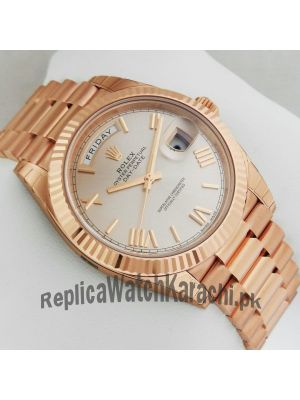 Rolex Day-Date II President Rose Gold Watch Price in Pakistan