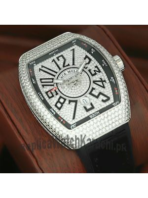 Franck Muller Vanguard Full Diamond Men's Watch Price in Pakistan