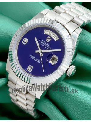 Rolex Day-Date Onyx Blue Dial Watch Price in Pakistan