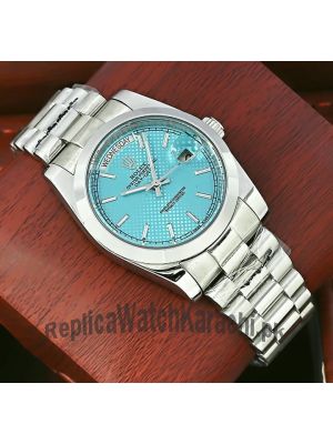 Rolex Day Date 40 Ice Blue Dial Watch Price in Pakistan