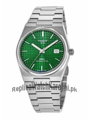 Tissot PRX T-Classic Powermatic 80 Green Dial Watch Price in Pakistan