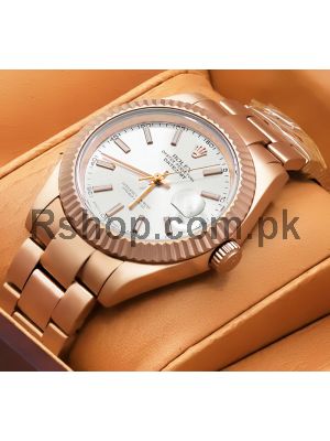 Rolex Datejust Rose Gold Titanium Watch Price in Pakistan