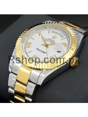 Rolex Day-Date 40 Two Tone Oyster Bracelet Watch Price in Pakistan
