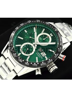 TAG Heuer Carrera Chronograph Calibre 16 Green Dial Watch Price in Pakistan