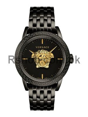 Versace Men's Swiss Palazzo Empire Black Ion-Plated Stainless Steel  Watch Price in Pakistan
