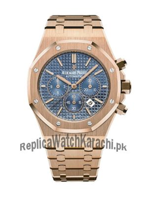 Audemars Piguet Royal Oak Chronograph Blue Dial Watch  Price in Pakistan
