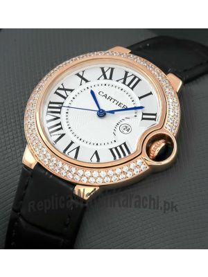 Cartier Ballon Bleu Unisex Diamond Watch  Price in Pakistan