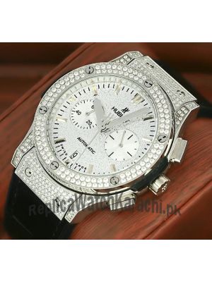 Hublot Classic Fusion Forested Dial Diamond Watch Price in Pakistan