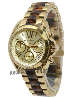 Michael Kors MK5973 Gold Dial Gold Tone Stainless Chrono Women's Watch Price in Pakistan