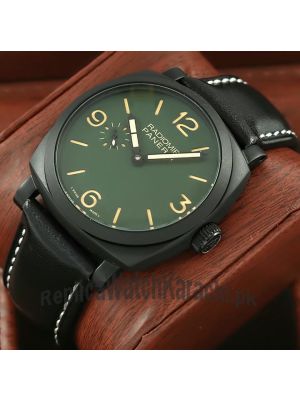 Radiomir Panerai Green Dial Watch Price in Pakistan