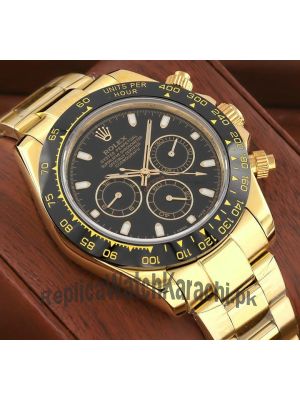 Rolex Cosmograph Daytona Black Dial Watch Price in Pakistan