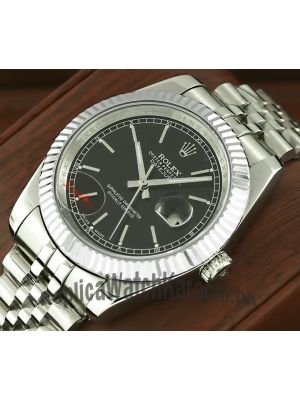 Rolex DateJust Black Dial Watch Price in Pakistan