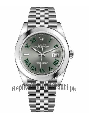 Rolex Datejust Gray Wimbledon Dial Watch  (2022) Price in Pakistan