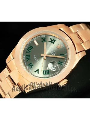 Rolex Datejust Rose Gold Gray Dial Watch 2021  Price in Pakistan
