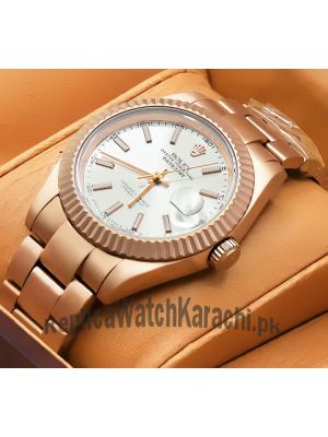Rolex Datejust Rose Gold Titanium Watch Price in Pakistan