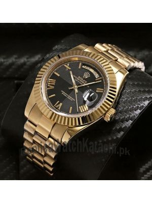 Rolex Day-Date Black Dial Watch Price in Pakistan
