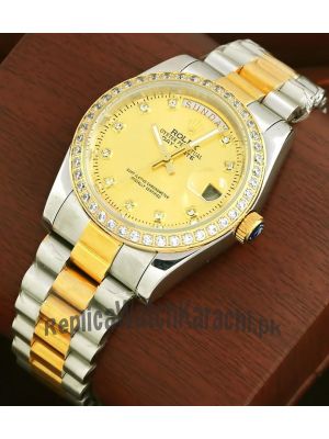 Rolex Day Date Two Tone Watch Price in Pakistan