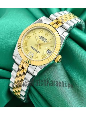 Rolex Lady Datejust Champagne Dial Watch Price in Pakistan