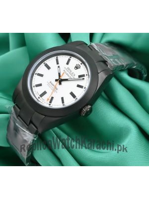 Rolex Milgauss Black PVD with White Dial Watch Price in Pakistan
