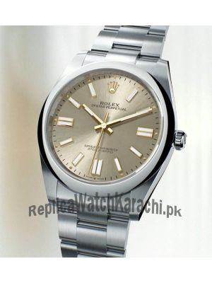 Rolex Oyster Perpetual - The essence of the Oyster Gray Dial Watch  Price in Pakistan