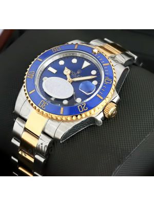 Rolex Submariner Blue Dial Two Tone Watch (Swiss Quality ETA Movement 2836) Price in Pakistan