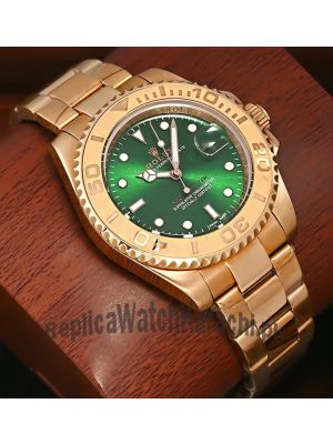 Rolex Yacht-Master Rose Gold Green Dial Watch Price in Pakistan
