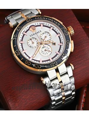 Versace Greca Dome Chrono Watch